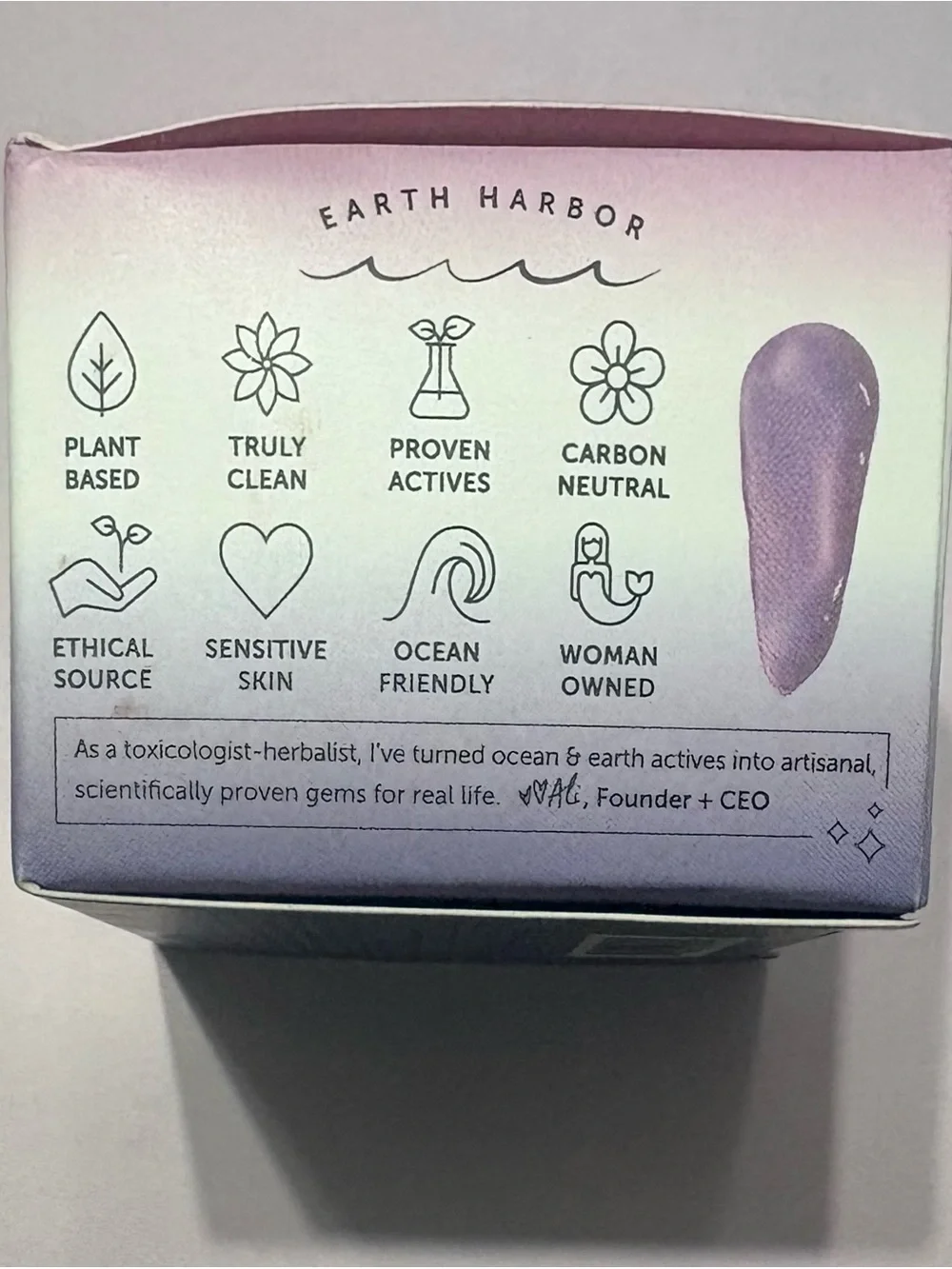 Earth Harbor Glow Juice 10-Acid Refining Peel - Blue